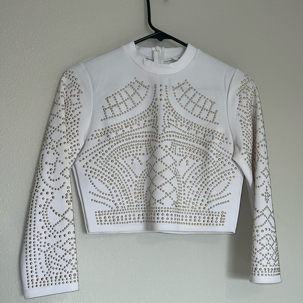 Studded embellished crop top ⭐️